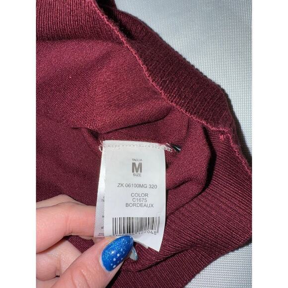 2/$35 NEW Academia Crew Neck Men Medium Soft Pullover Sweater Date Night Preppy - Picture 5 of 7